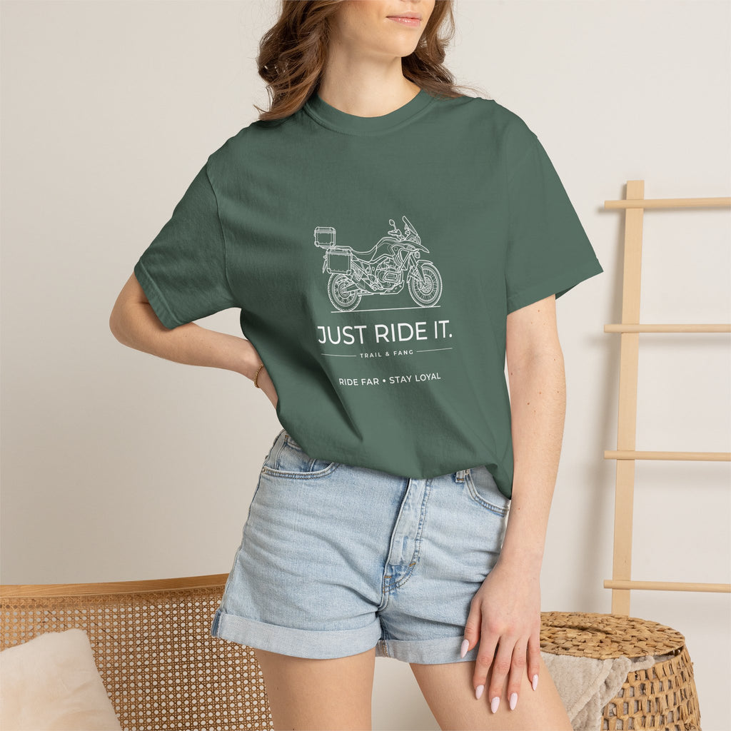 T-shirt moto d'aventure Just Ride It