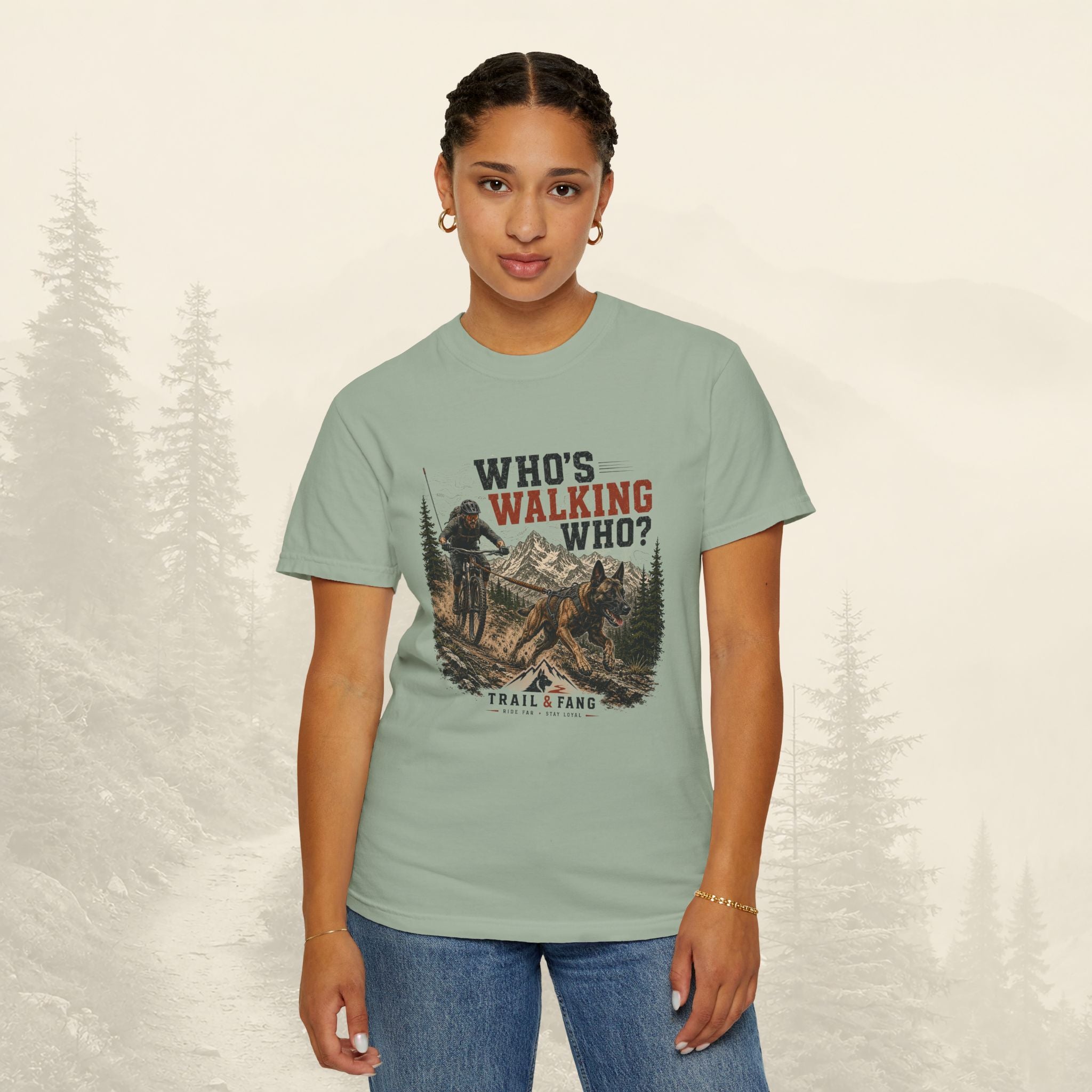 T-shirt Qui marche qui
