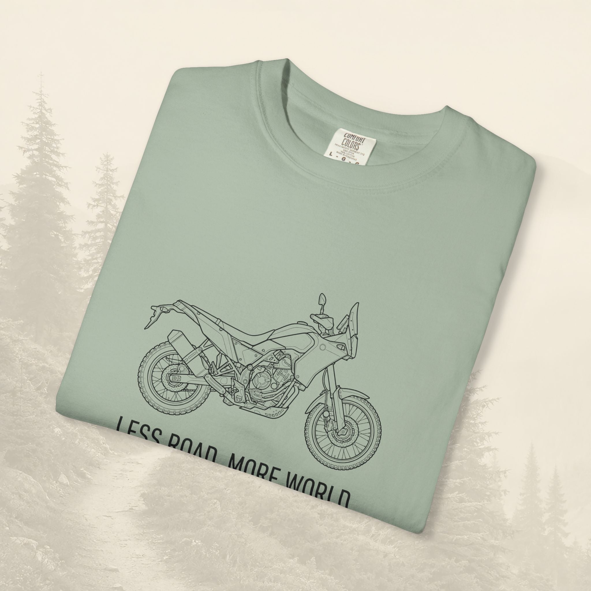 Moins de Route Plus de Monde Moto Aventure T-shirt