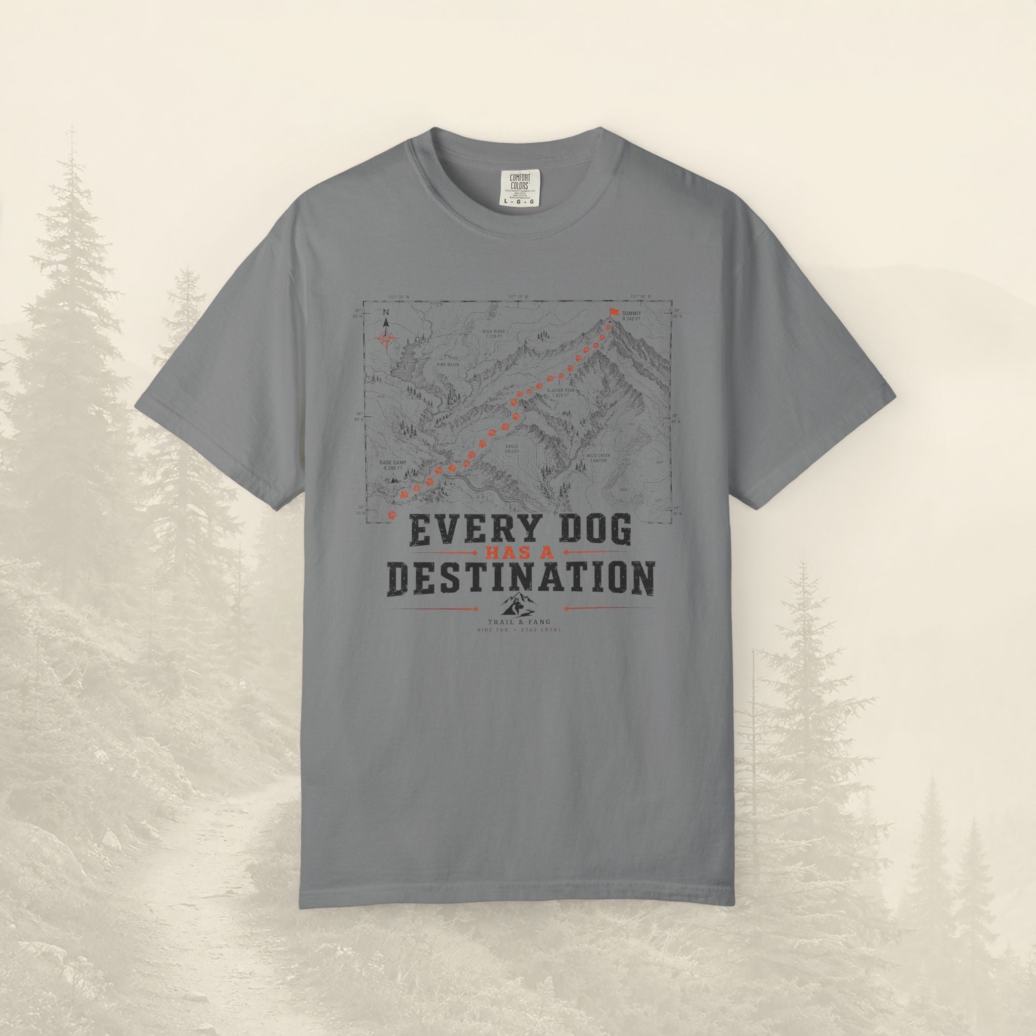 T-shirt Chaque chien a sa destination