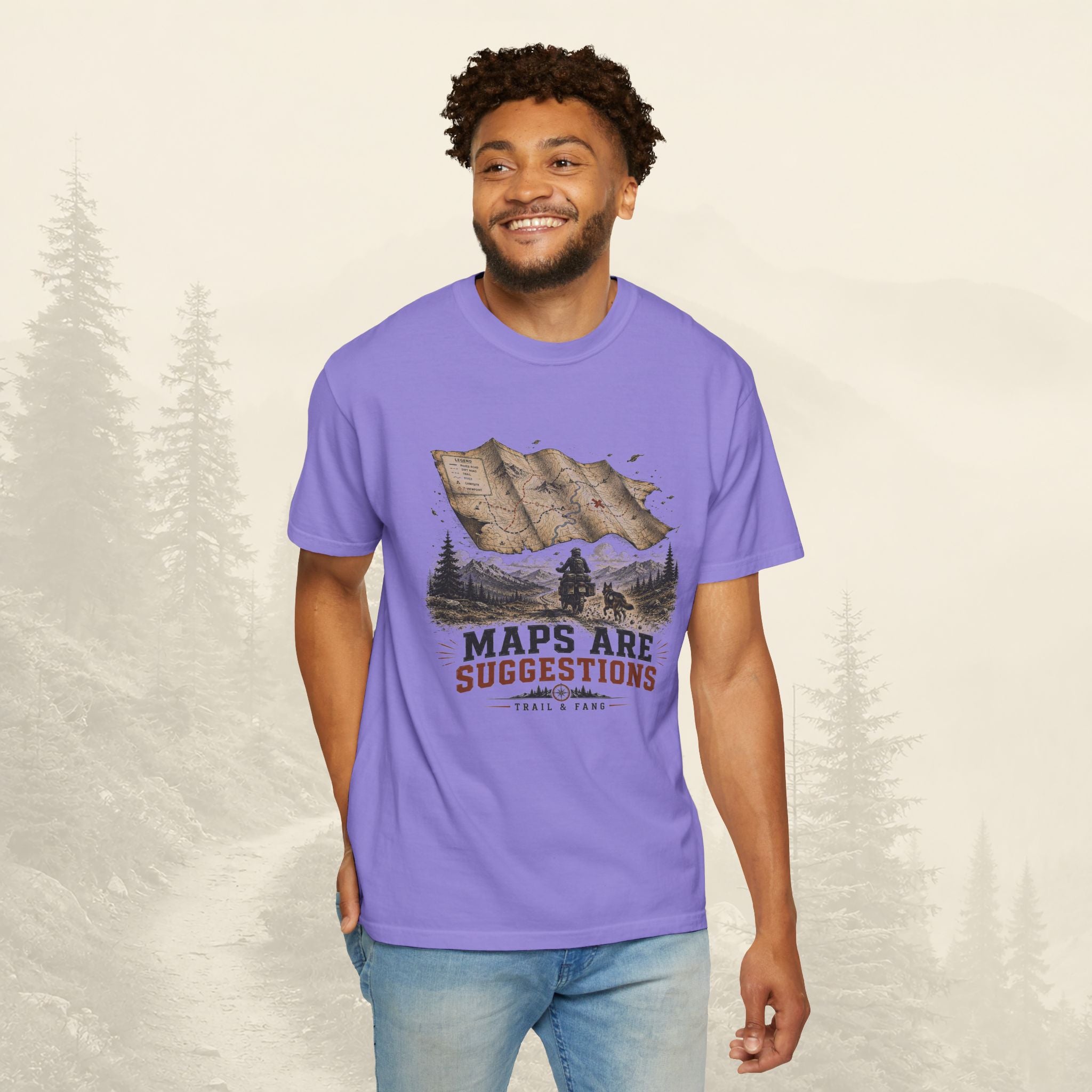 T-shirt « Les cartes sont des suggestions »