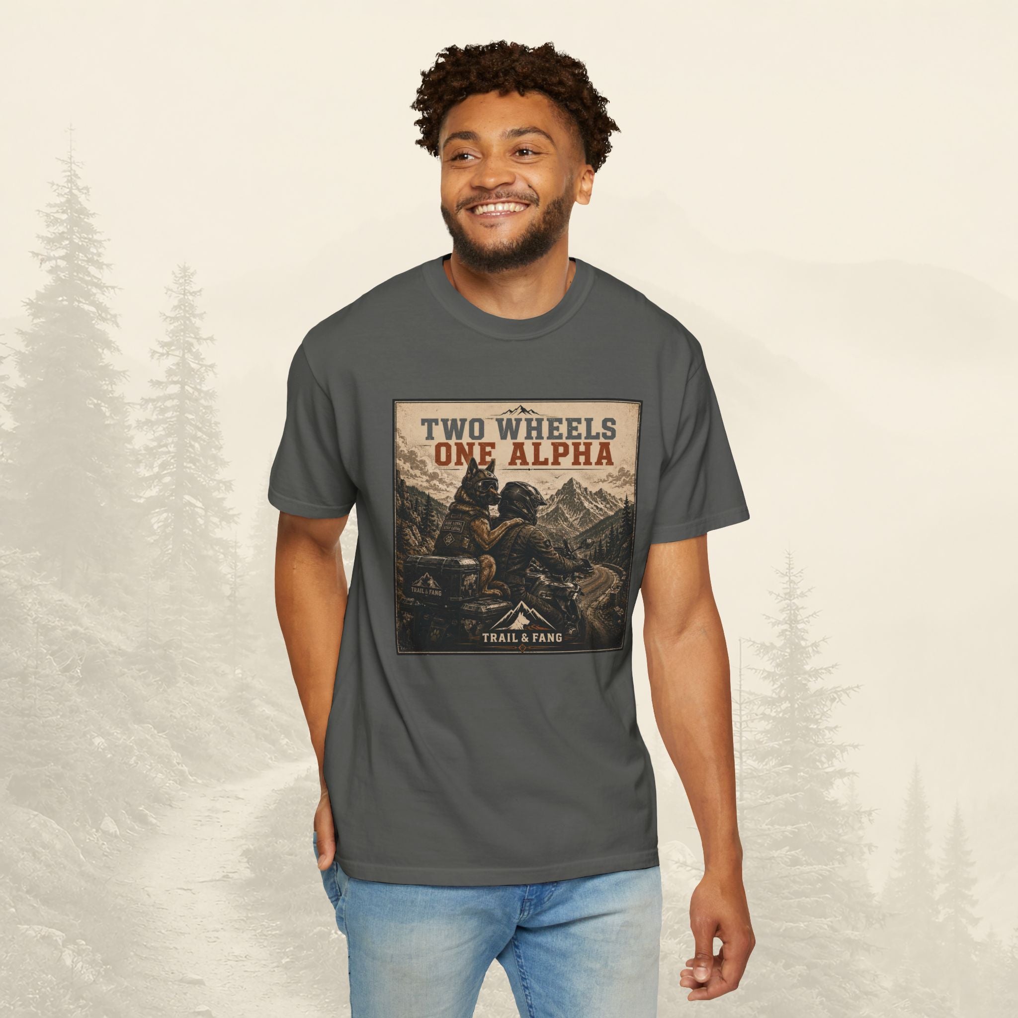 T-shirt Two Wheels One Alpha