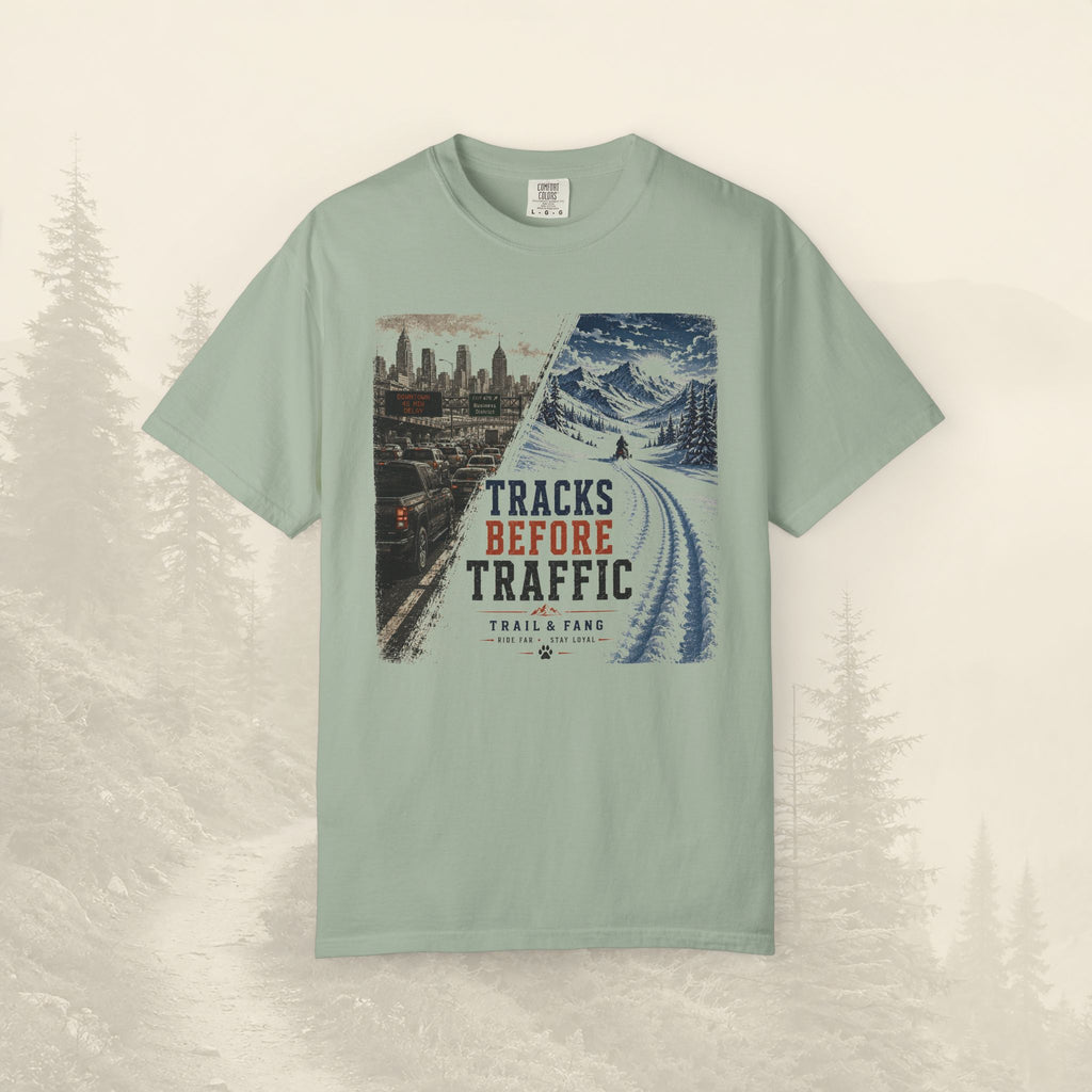T-shirt "Tracks Before Traffic"