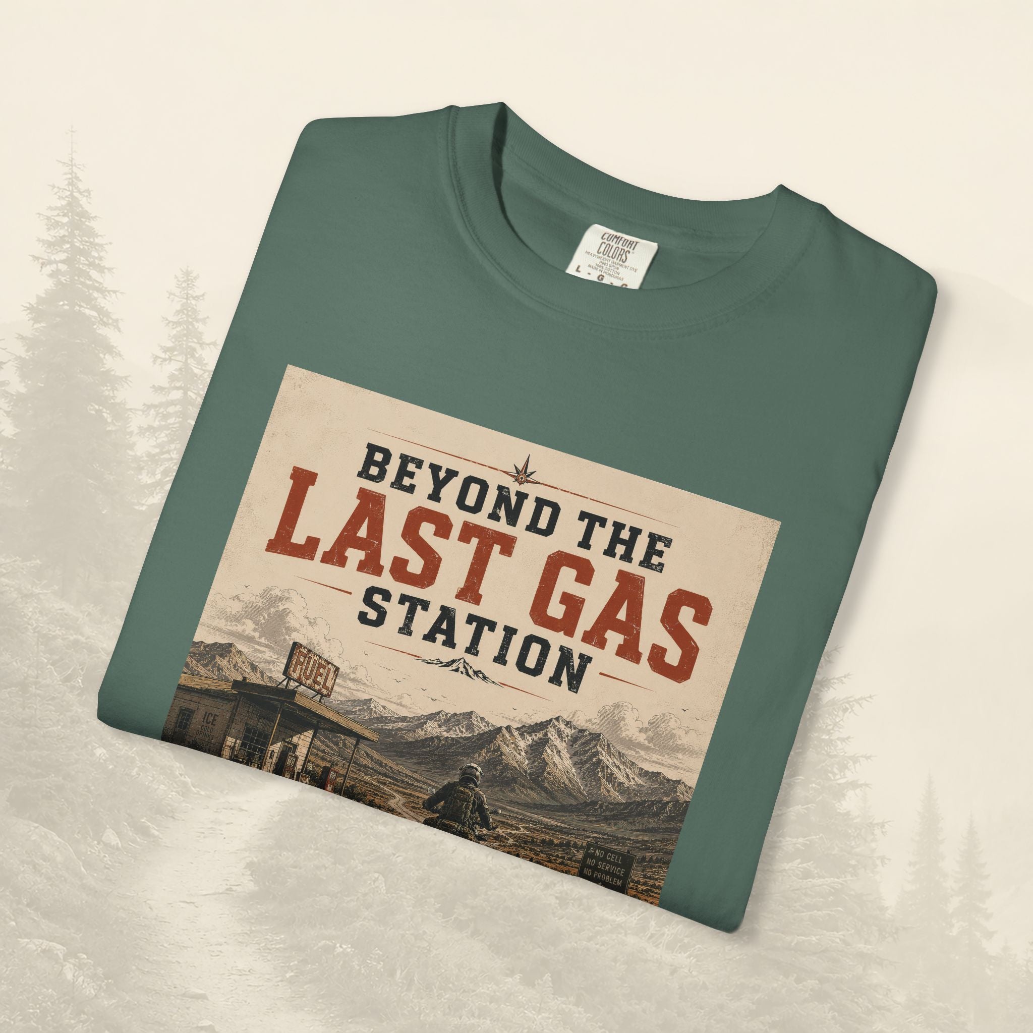 T-shirt Au-delà de la dernière station-service