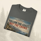 T-shirt "Suivez la côte, pas la foule"