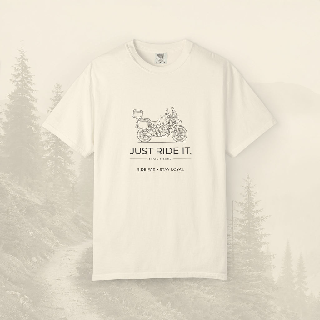 T-shirt moto d'aventure Just Ride It