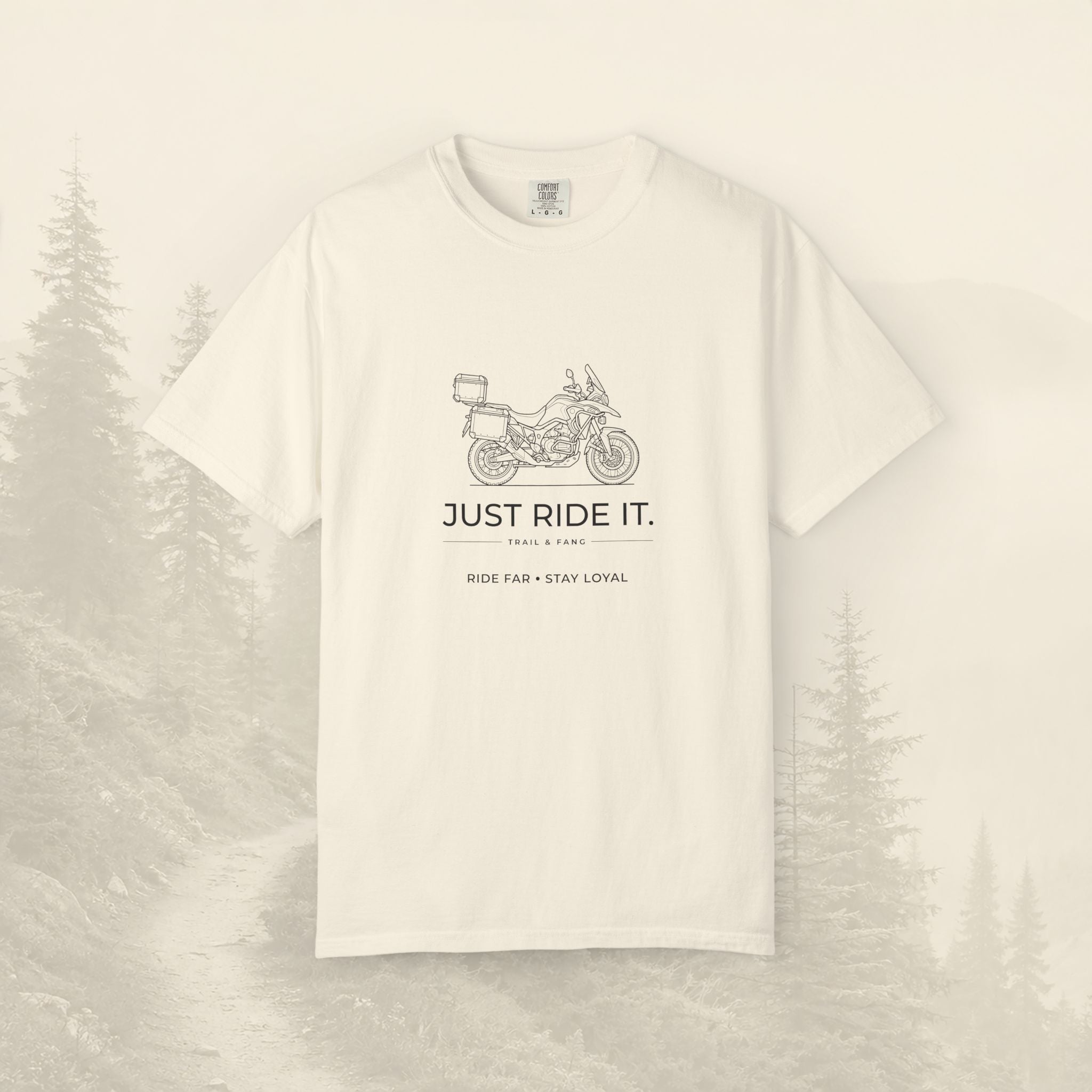 T-shirt moto d'aventure Just Ride It