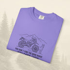 T-shirt « Les bonnes routes, ça se mérite »