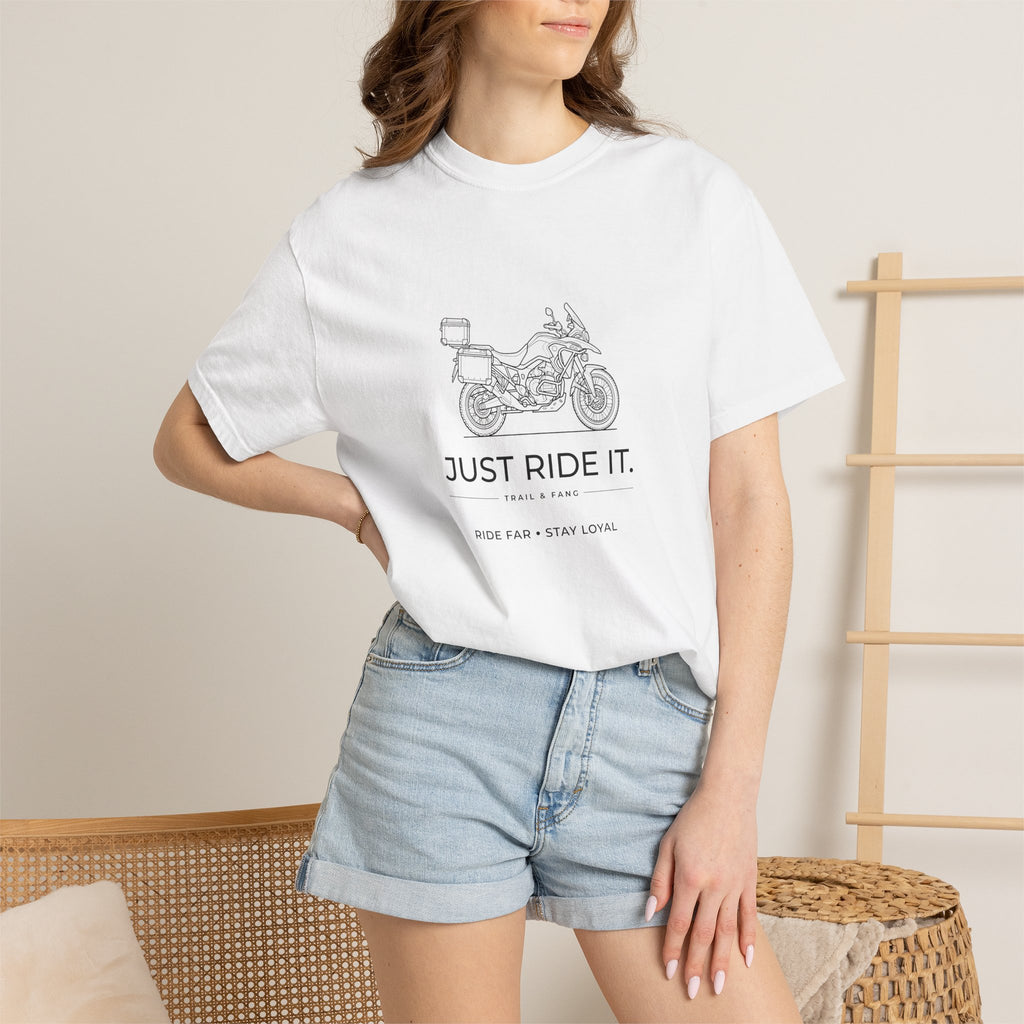 T-shirt moto d'aventure Just Ride It
