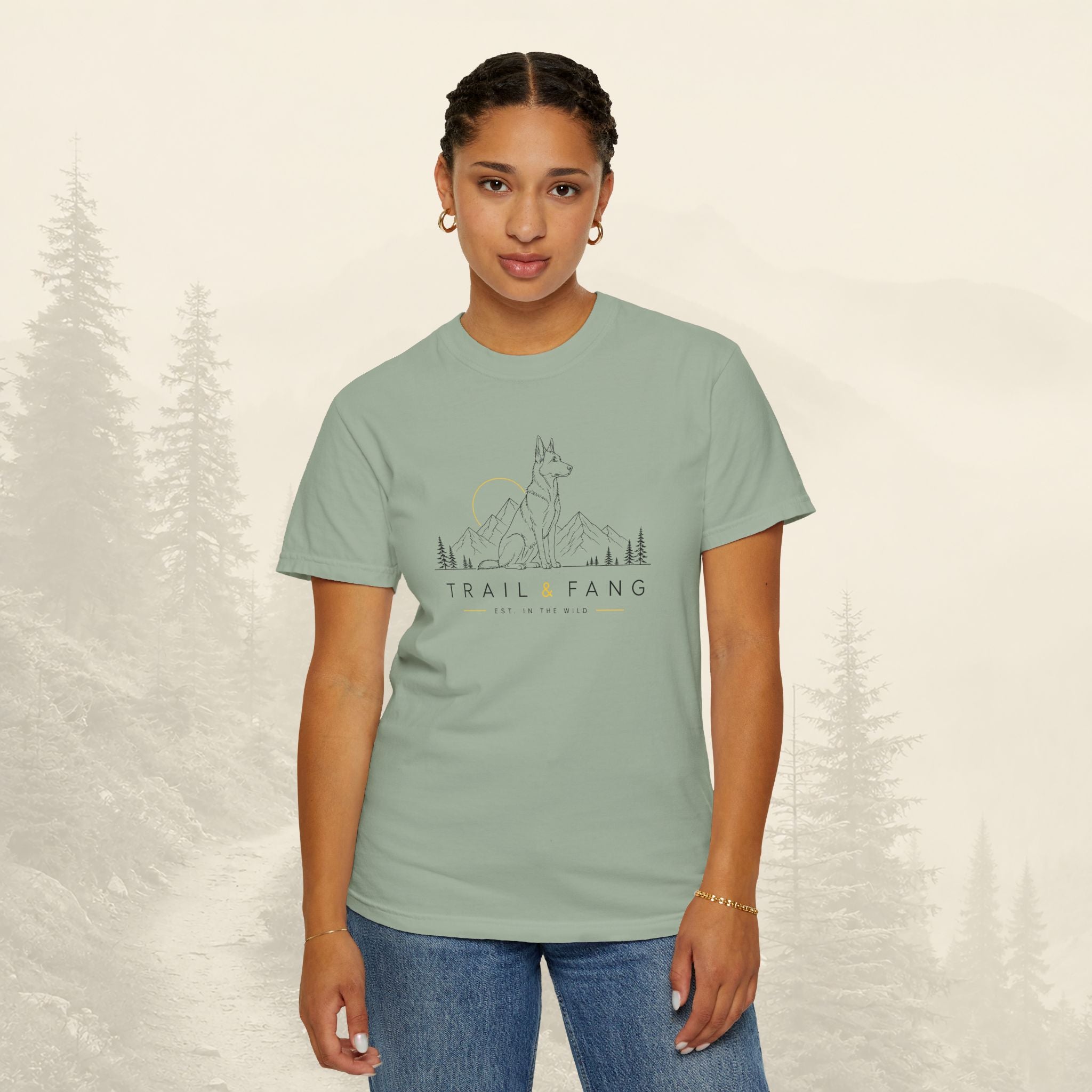 T-shirt minimaliste pour Berger allemand