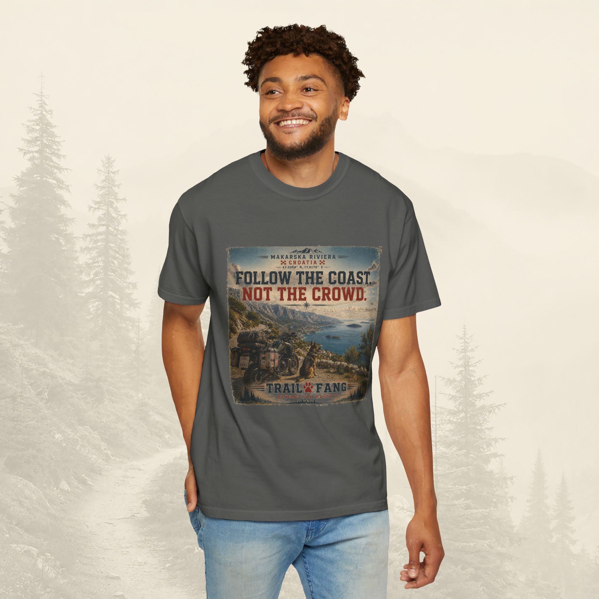 T-shirt "Suivez la côte, pas la foule"