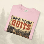 T-shirt Là où la route s'arrête