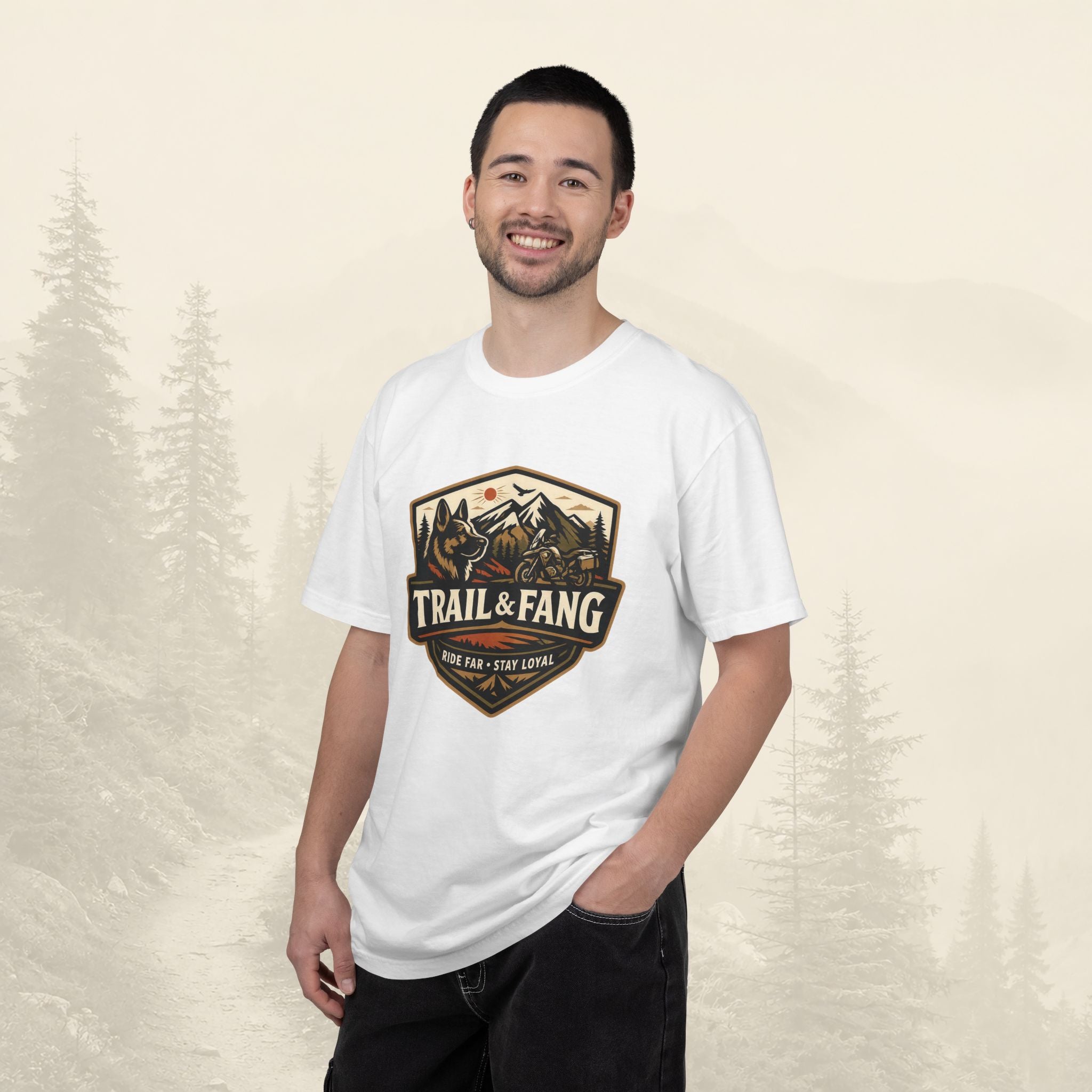 T-shirt Bouclier Sentier & Croc