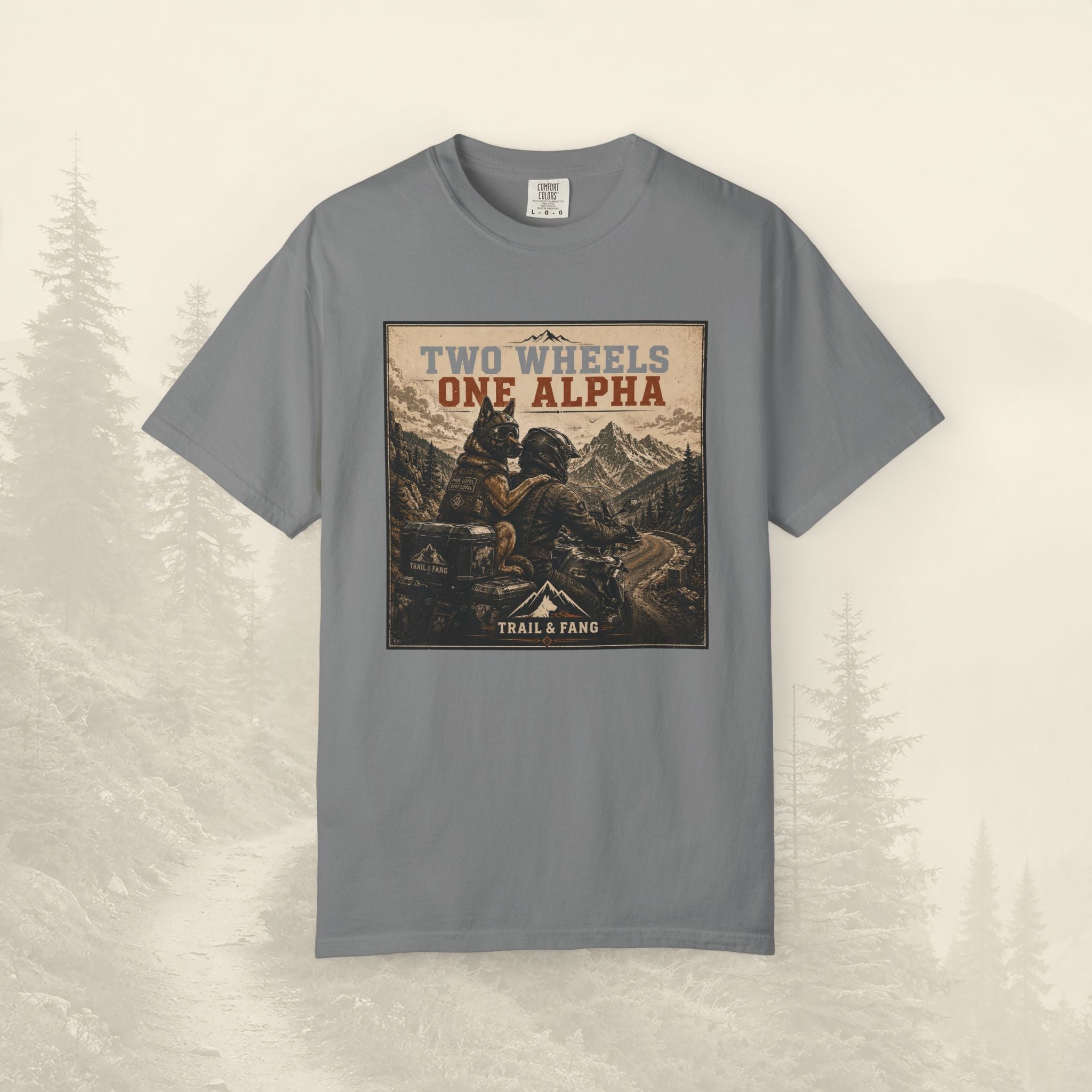 T-shirt Two Wheels One Alpha