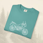 Les frontières ne sont que des lignes - T-shirt moto aventure