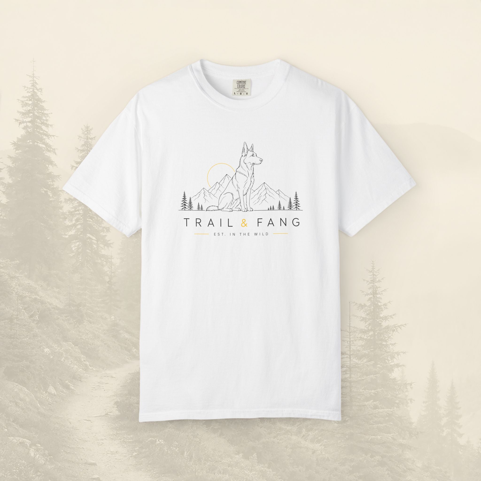 T-shirt minimaliste pour Berger allemand