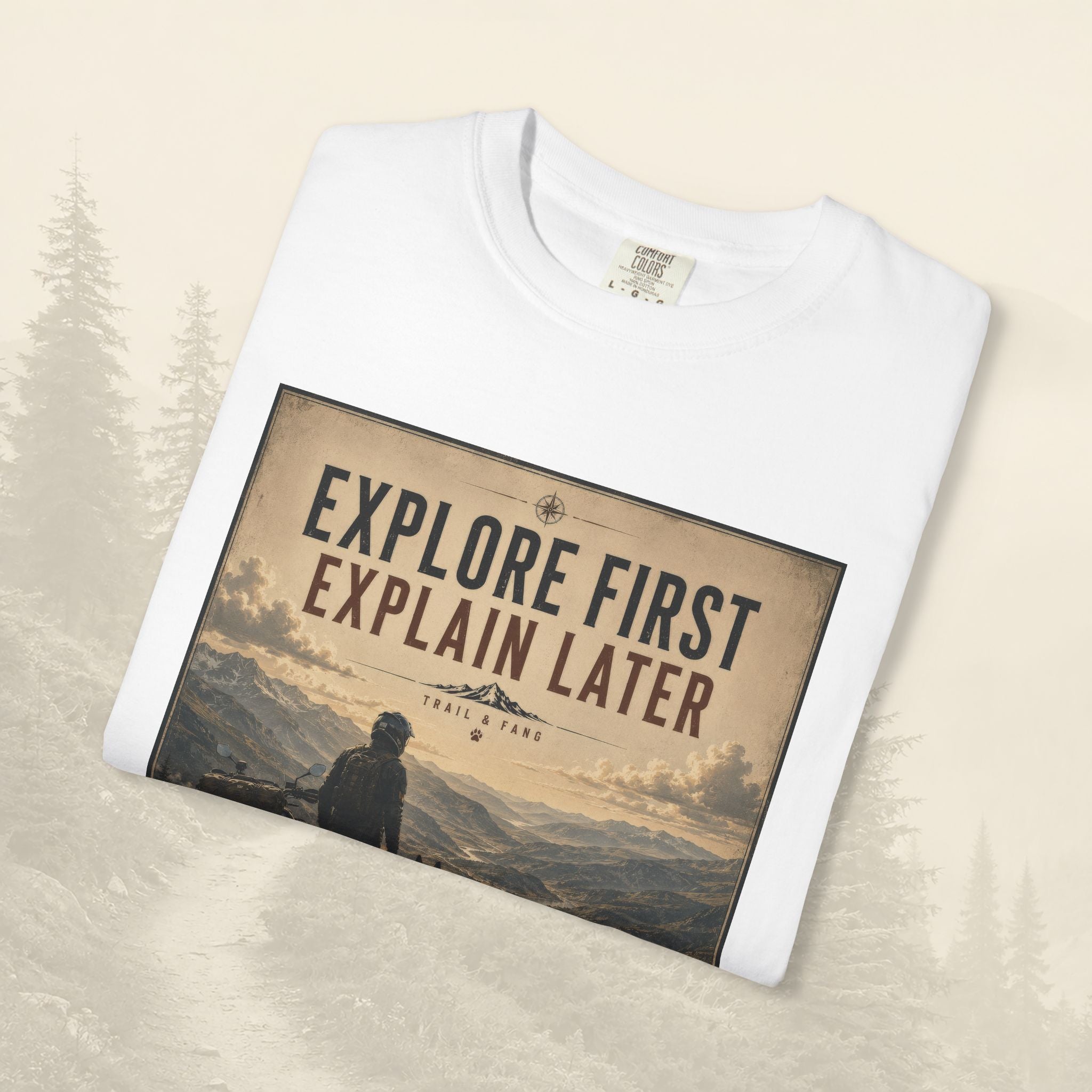 T-shirt « Explorez d'abord, expliquez ensuite »