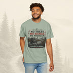 T-shirt Pas d'arbres, pas de signal, pas de problème