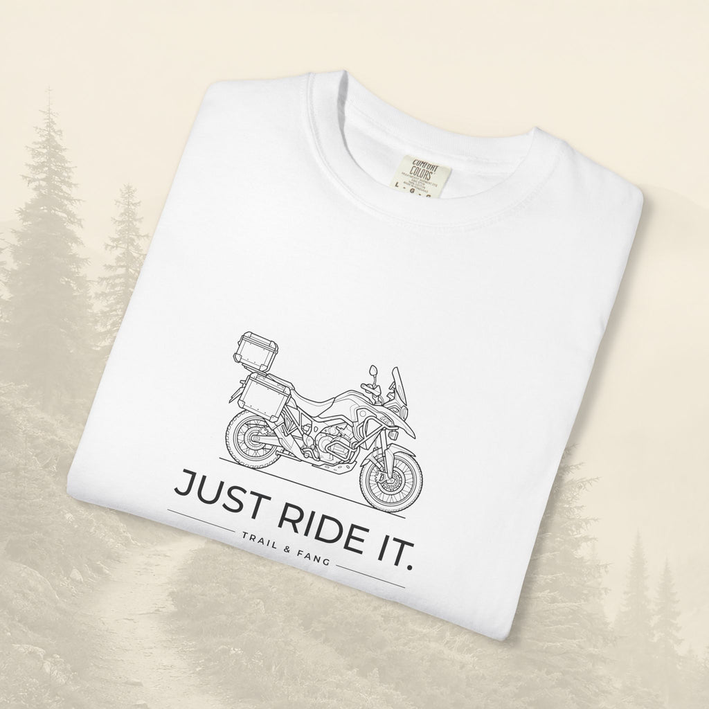 T-shirt moto d'aventure Just Ride It