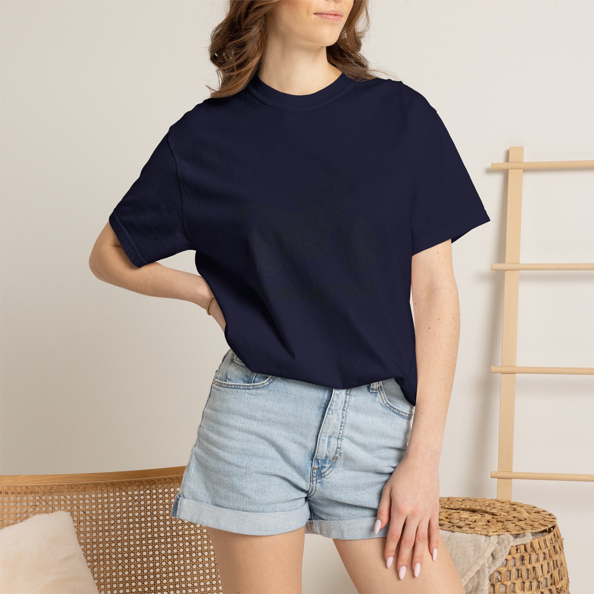 Moins de Route Plus de Monde Moto Aventure T-shirt