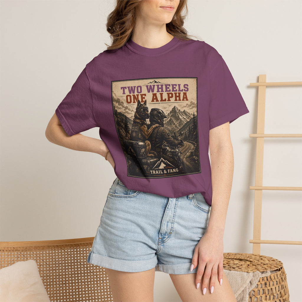 T-shirt Two Wheels One Alpha