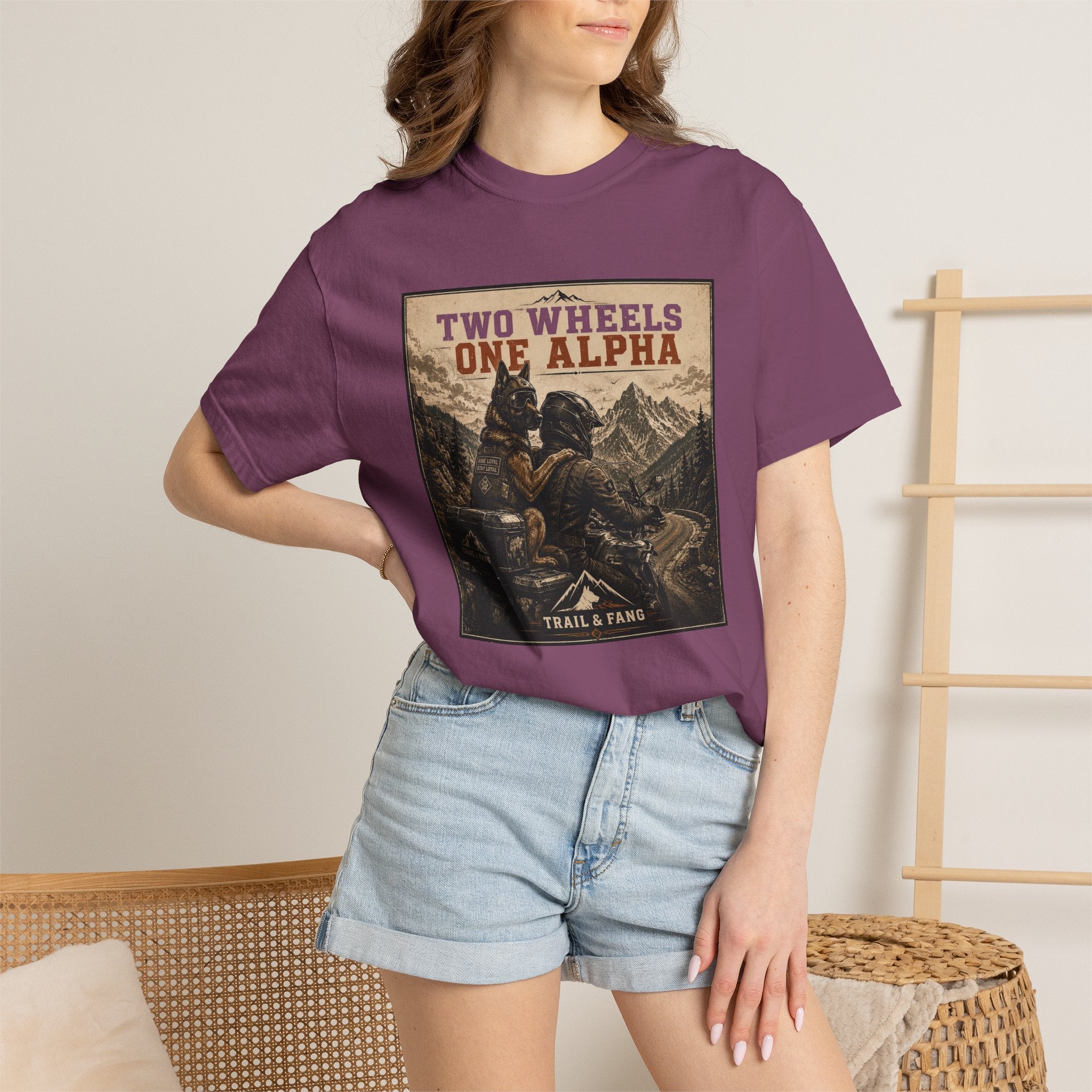 T-shirt Two Wheels One Alpha