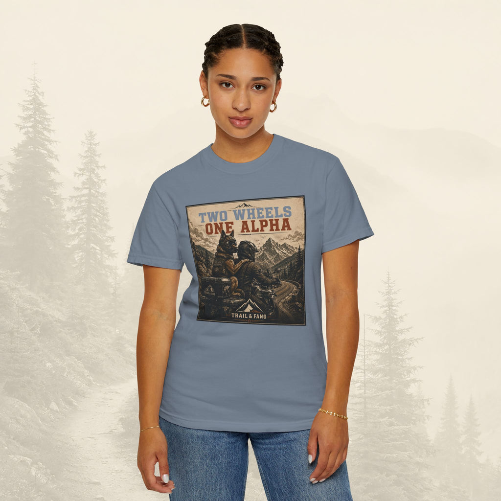 T-shirt Two Wheels One Alpha