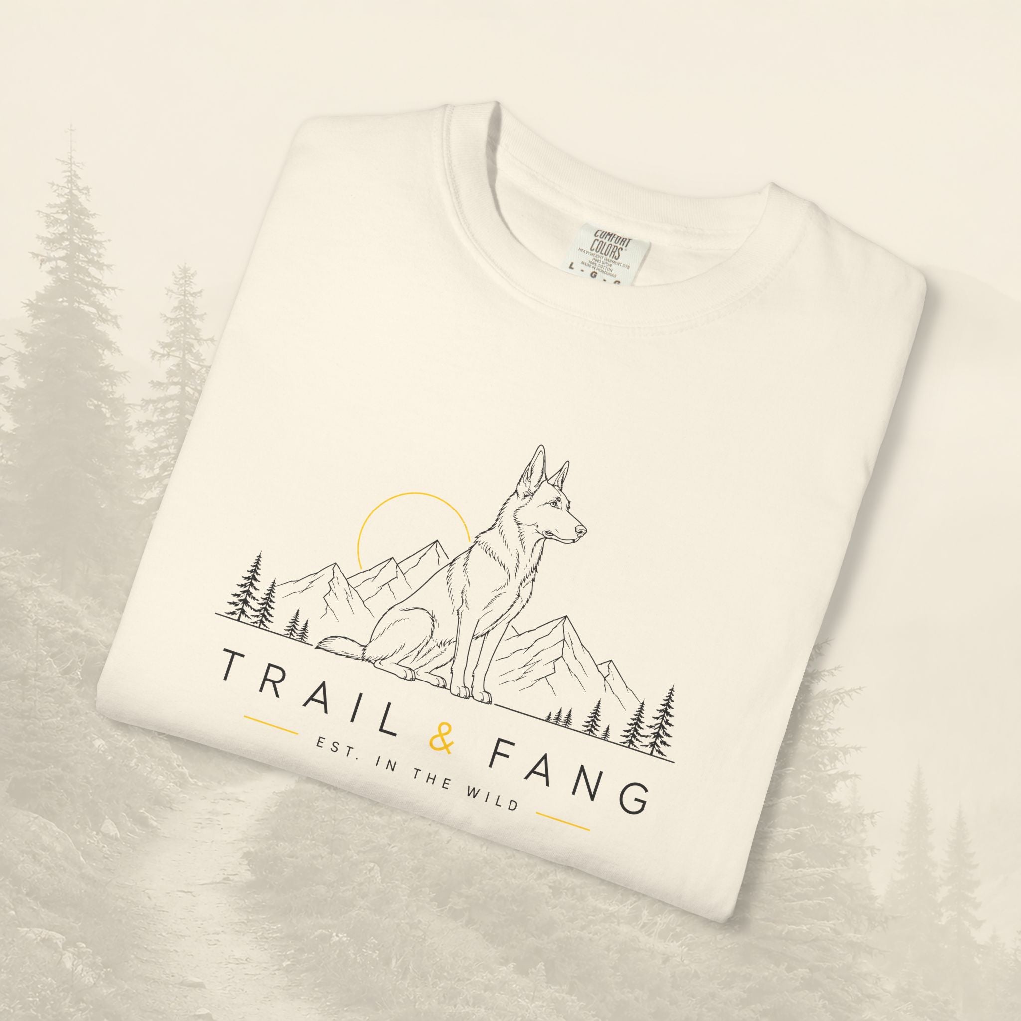 T-shirt minimaliste pour Berger allemand