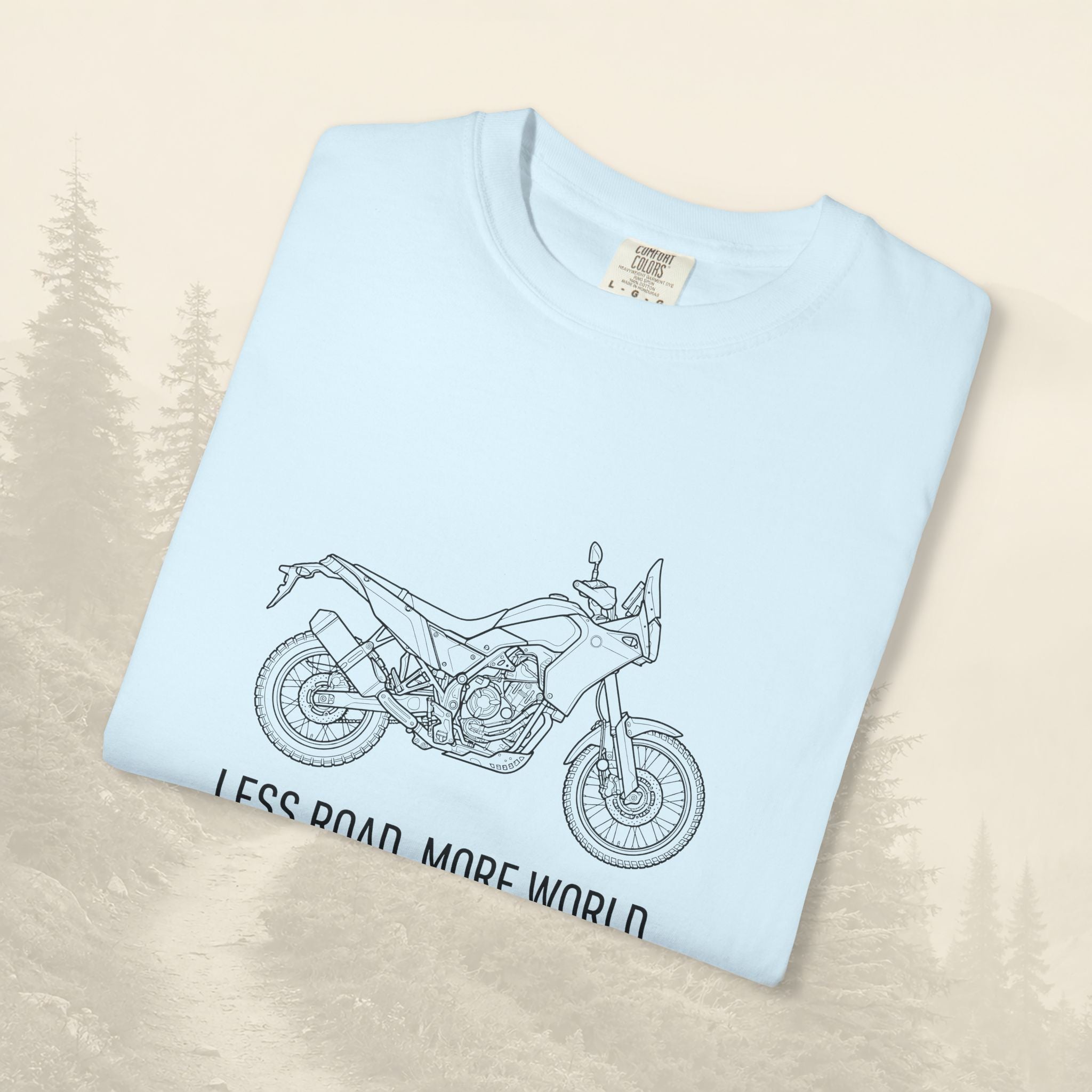 Moins de Route Plus de Monde Moto Aventure T-shirt