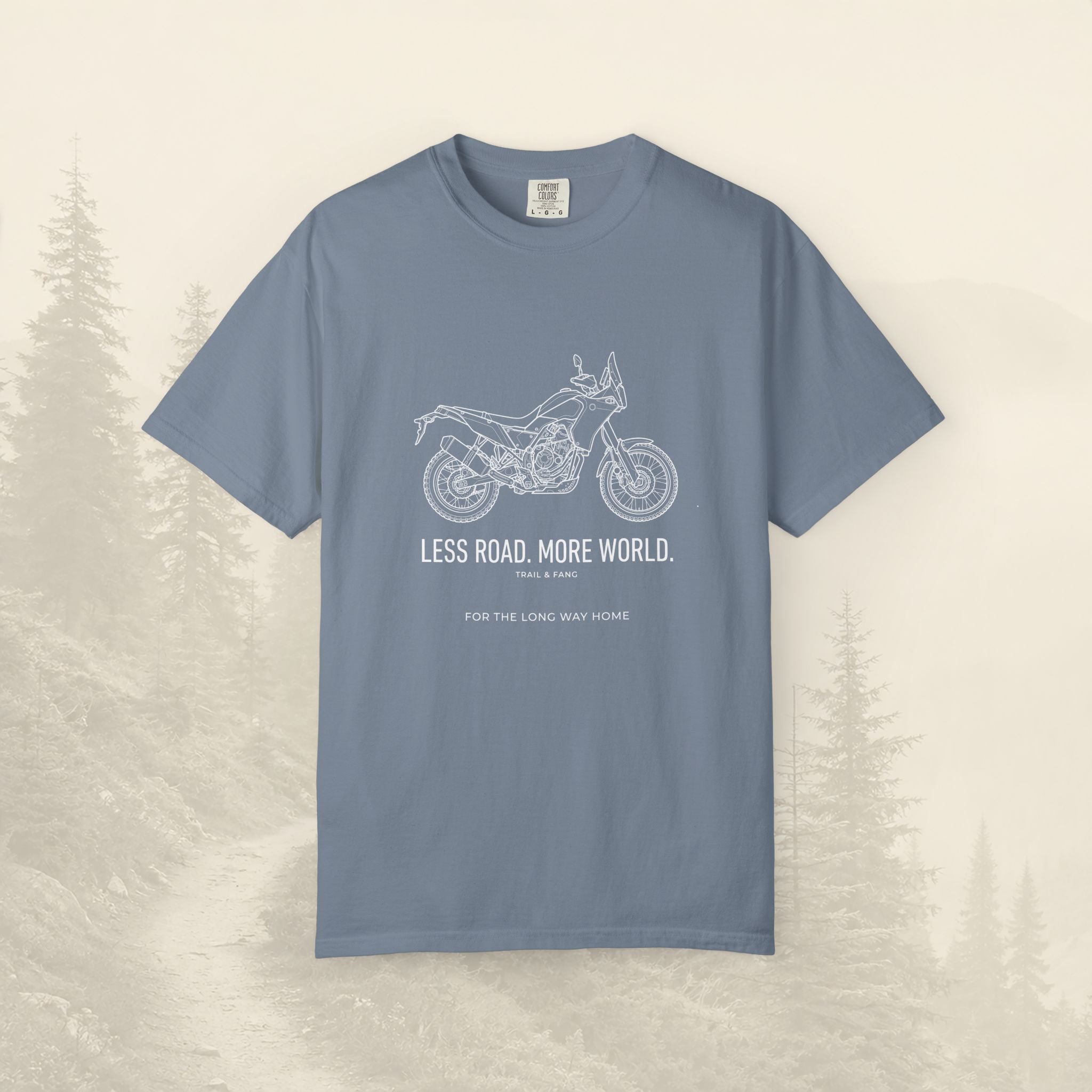 Moins de Route Plus de Monde Moto Aventure T-shirt