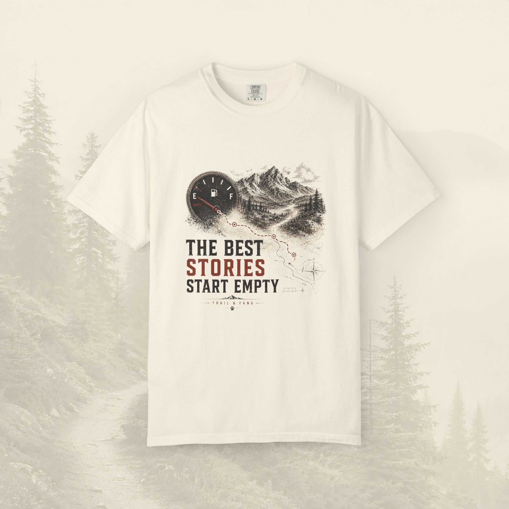 Les meilleures histoires commencent avec un t-shirt vide.