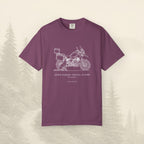 T-shirt moto d'aventure « Certains motards voyagent seuls »