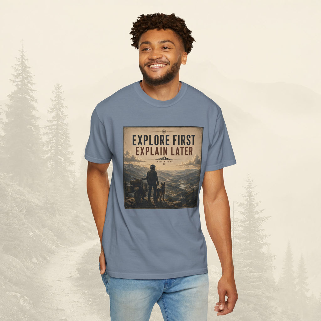 T-shirt « Explorez d'abord, expliquez ensuite »