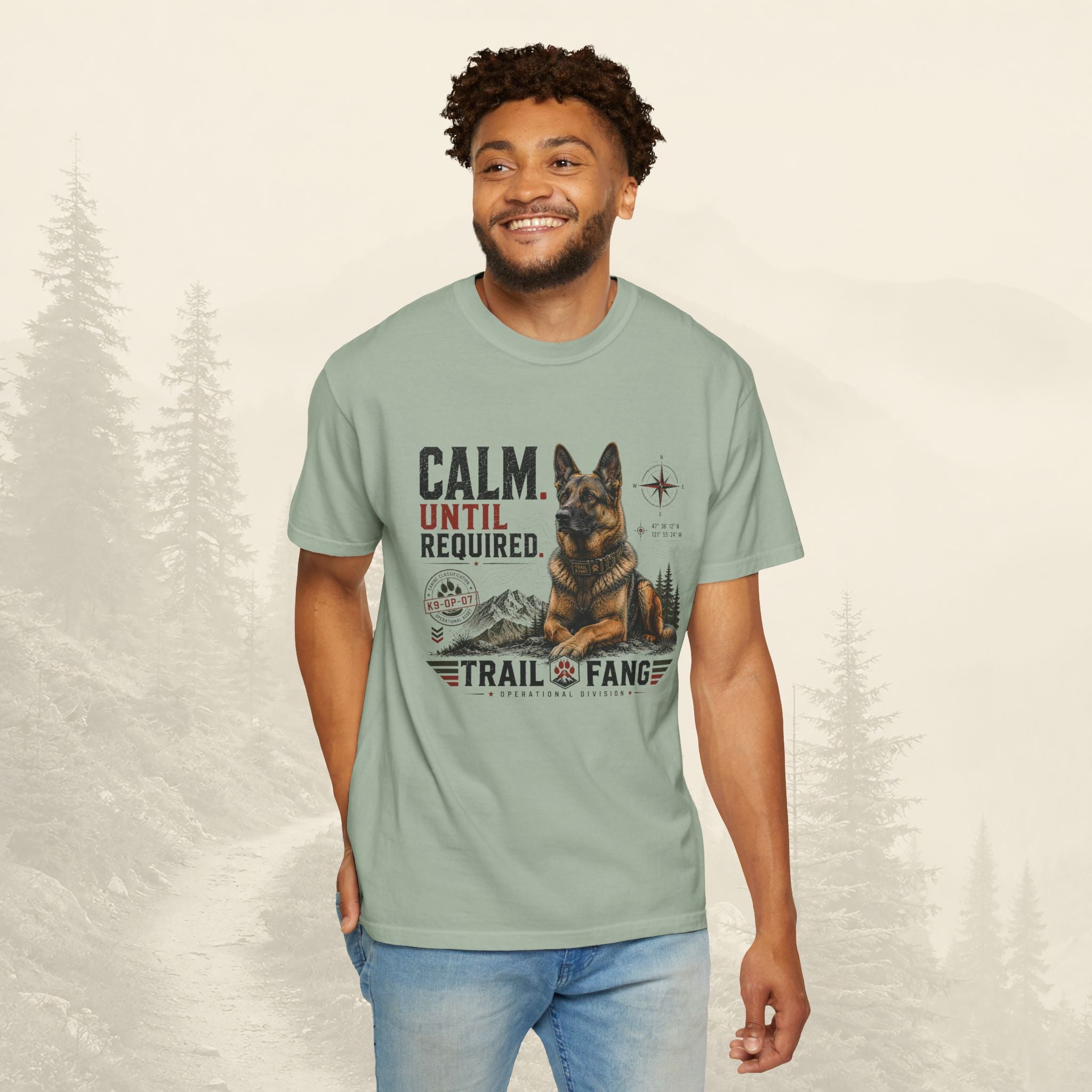 T-shirt « Calme jusqu'à ce que nécessaire »