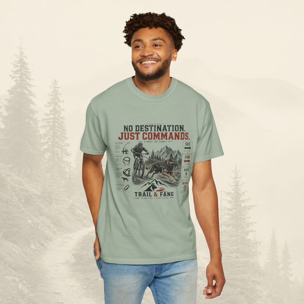T-shirt « Pas de destination, juste des commandes »