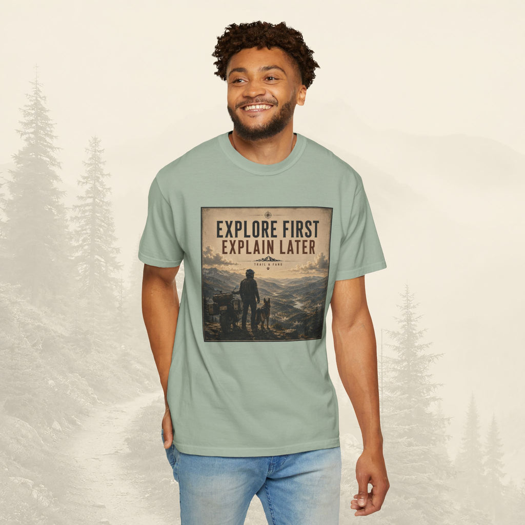 T-shirt « Explorez d'abord, expliquez ensuite »
