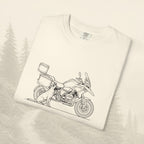 T-shirt moto d'aventure « Certains motards voyagent seuls »