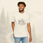 T-shirt « Les bonnes routes, ça se mérite »