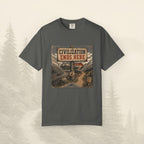 T-shirt La civilisation s'arrête ici