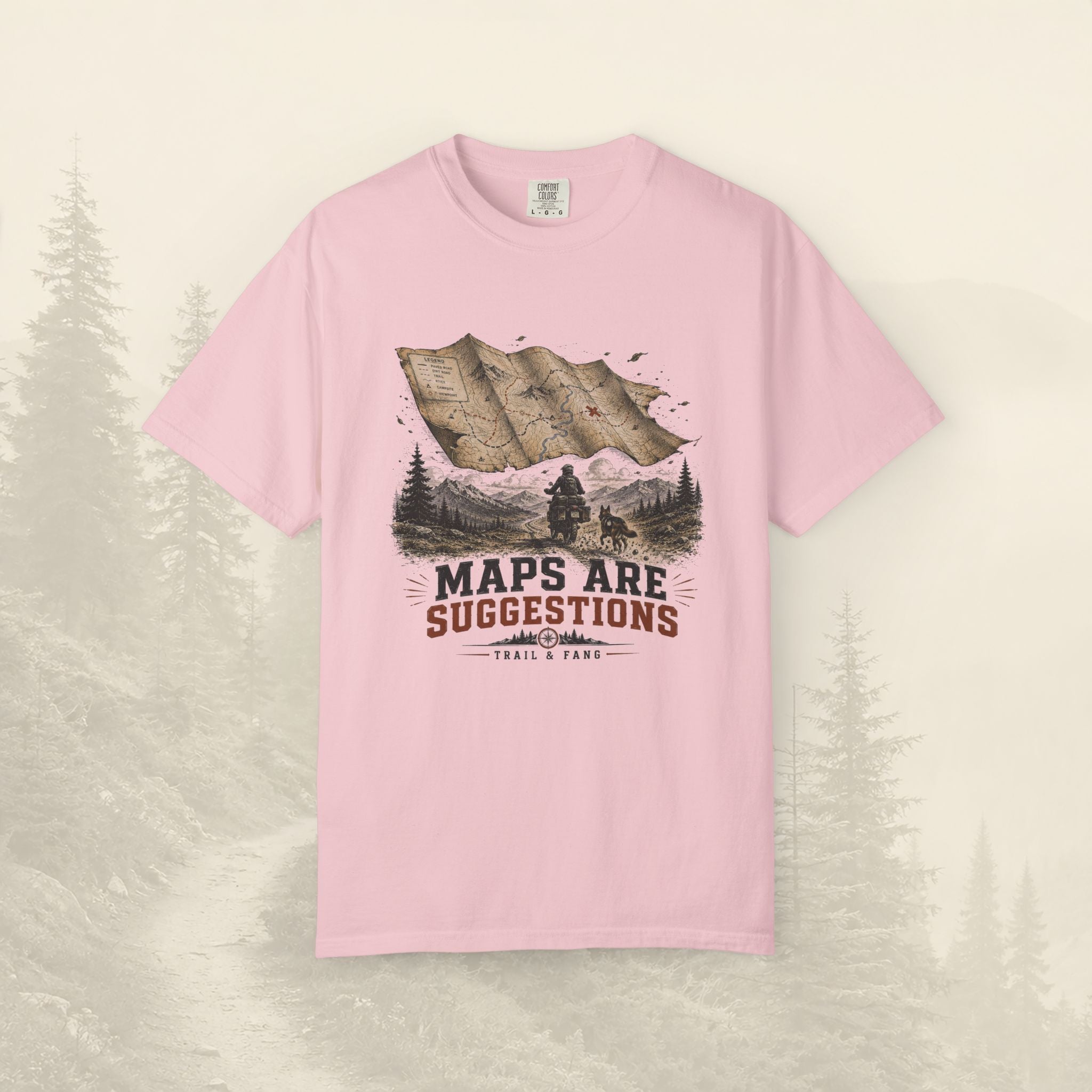 T-shirt « Les cartes sont des suggestions »