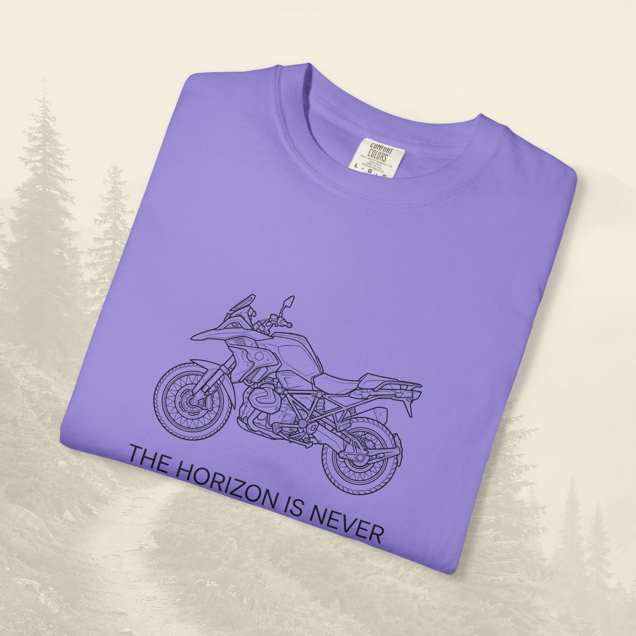 T-shirt moto Trail & Fang Horizon Destination Adventure