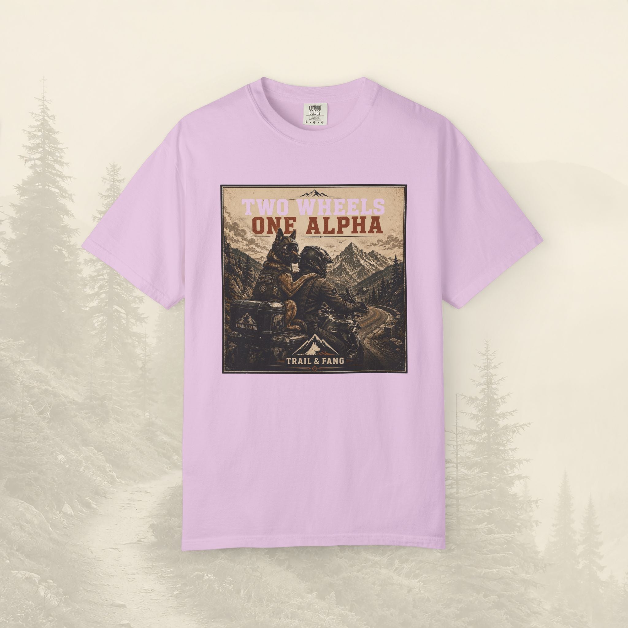 T-shirt Two Wheels One Alpha
