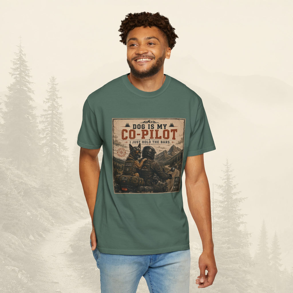 T-shirt « Mon chien est mon copilote »