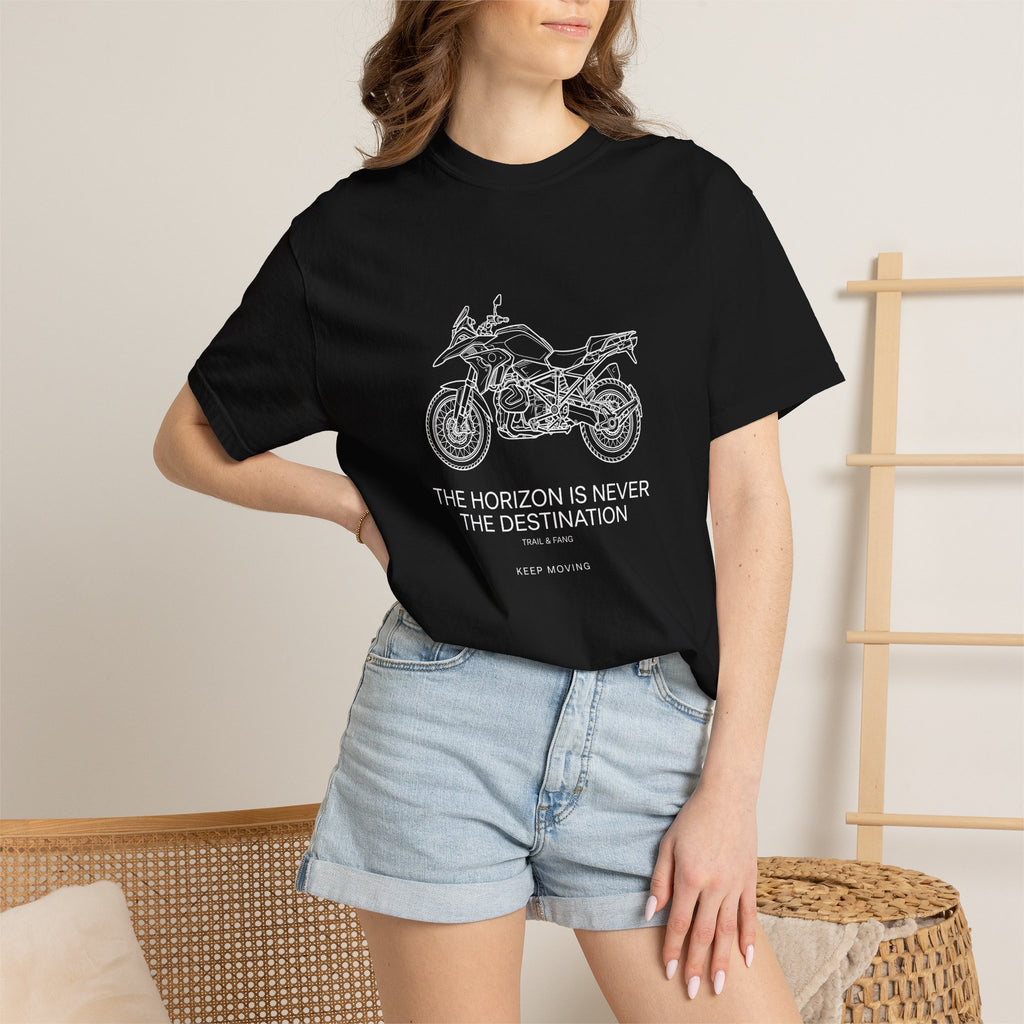 T-shirt moto Trail & Fang Horizon Destination Adventure