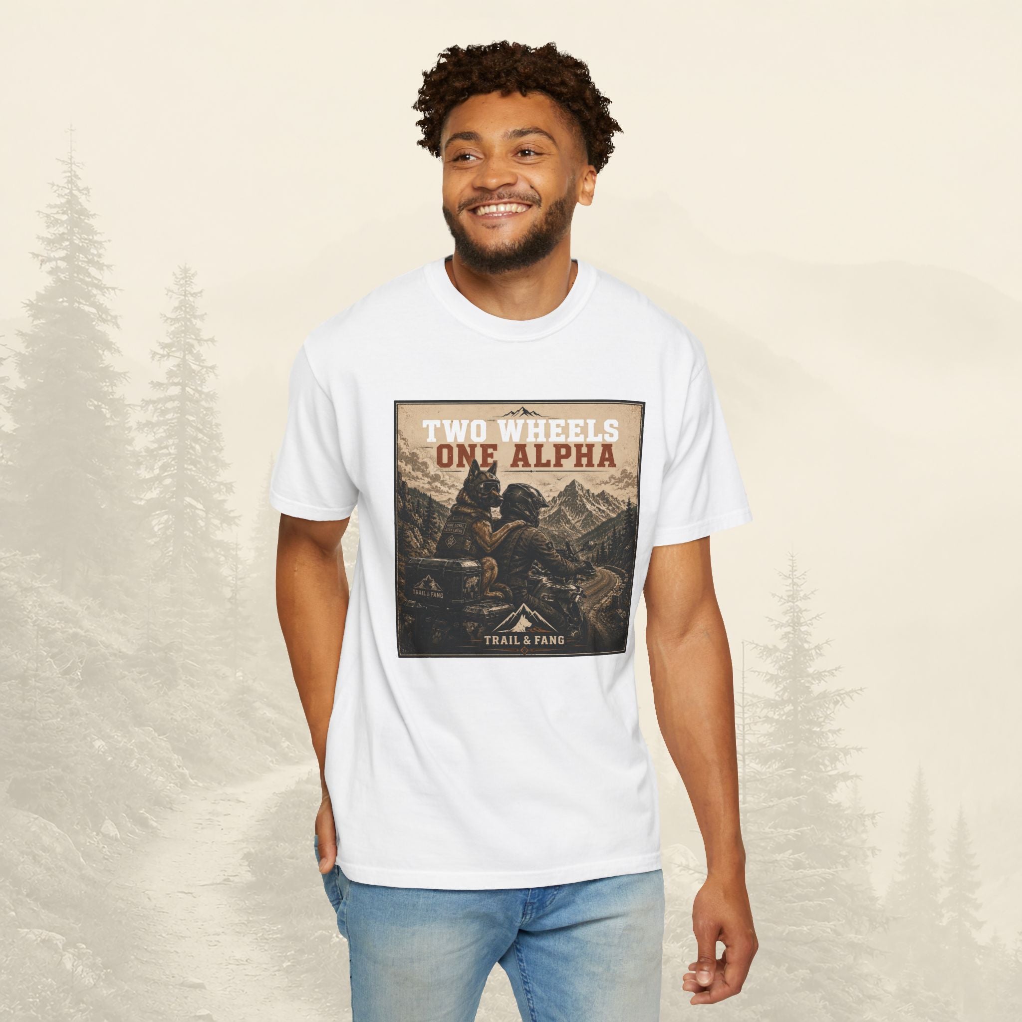 T-shirt Two Wheels One Alpha