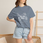 T-shirt moto d'aventure « Certains motards voyagent seuls »
