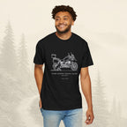 T-shirt moto d'aventure « Certains motards voyagent seuls »