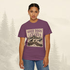 T-shirt "Les bons chiens n'ont pas besoin de laisse"
