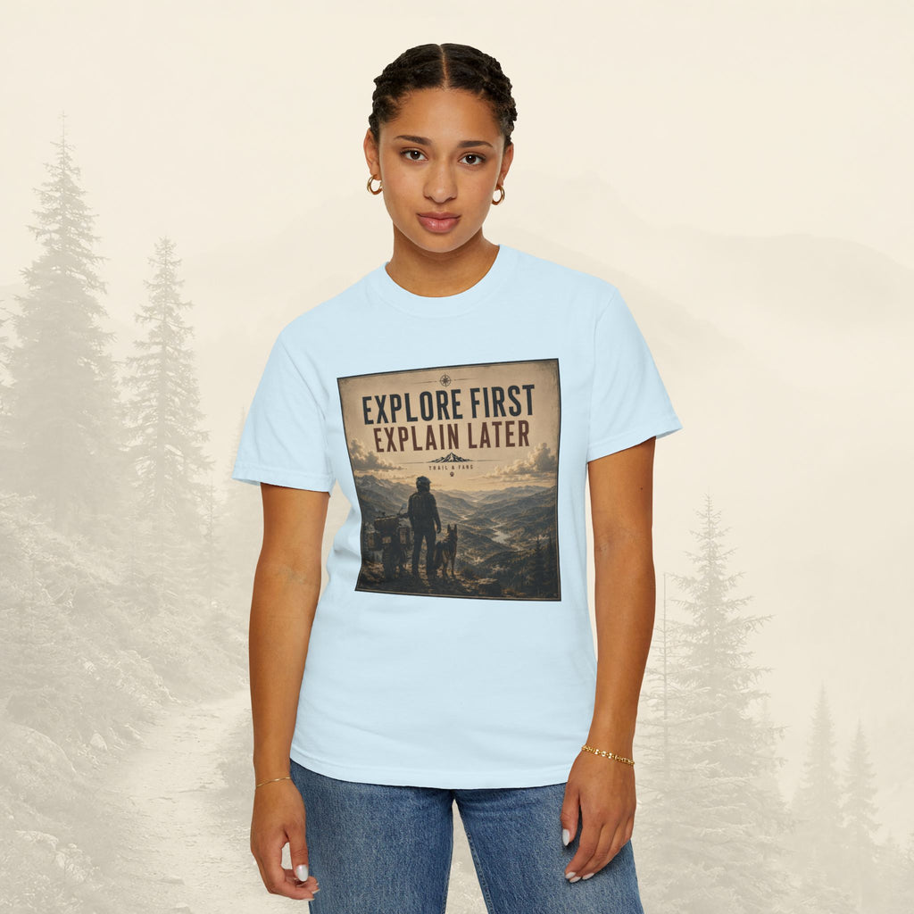 T-shirt « Explorez d'abord, expliquez ensuite »