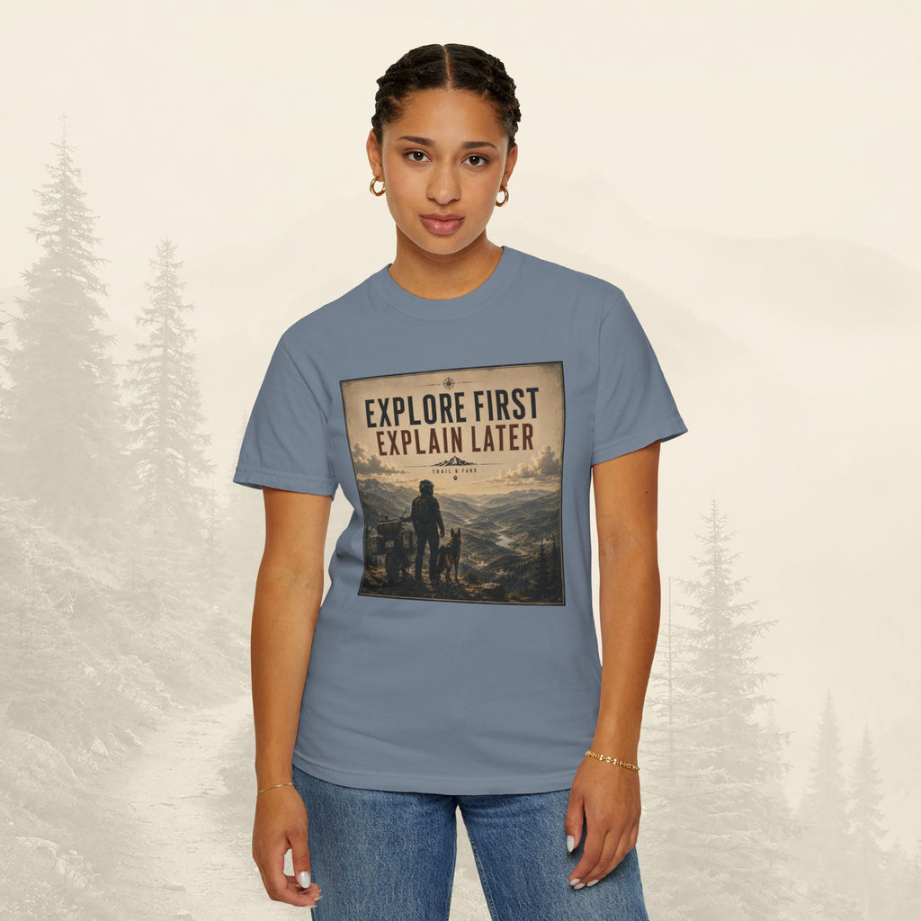 T-shirt « Explorez d'abord, expliquez ensuite »